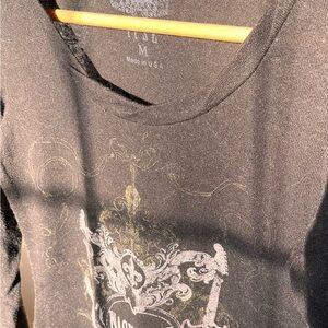 Black Nashville Graphic Long Sleeve Shirt